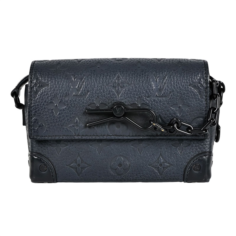 路易威登 LOUIS VUITTON Steamer 隨身 錢包 黑色 M81746 晶片款 黑原花壓紋STEAMER 購買證明