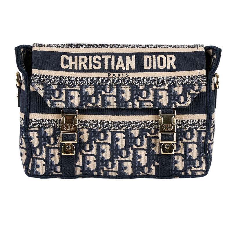 迪奧 CHRISTIAN DIOR Diorcamp 小型 手提 肩背包 M1241ORIW 原花Diorcamp郵差包 原廠盒子/防塵袋/保證卡/背帶
