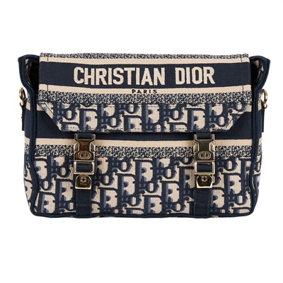 迪奧 CHRISTIAN DIOR Diorcamp 小型 手提 肩背包 M1241ORIW 原花Diorcamp郵差包 原廠盒子/防塵袋/保證卡/背帶