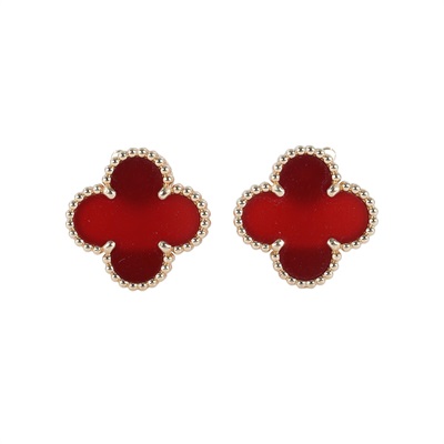 梵克雅寶 Van Cleef & Arpels Vintage Alhambra 耳環 VCARD40400  原廠盒子/保證卡/購買證明