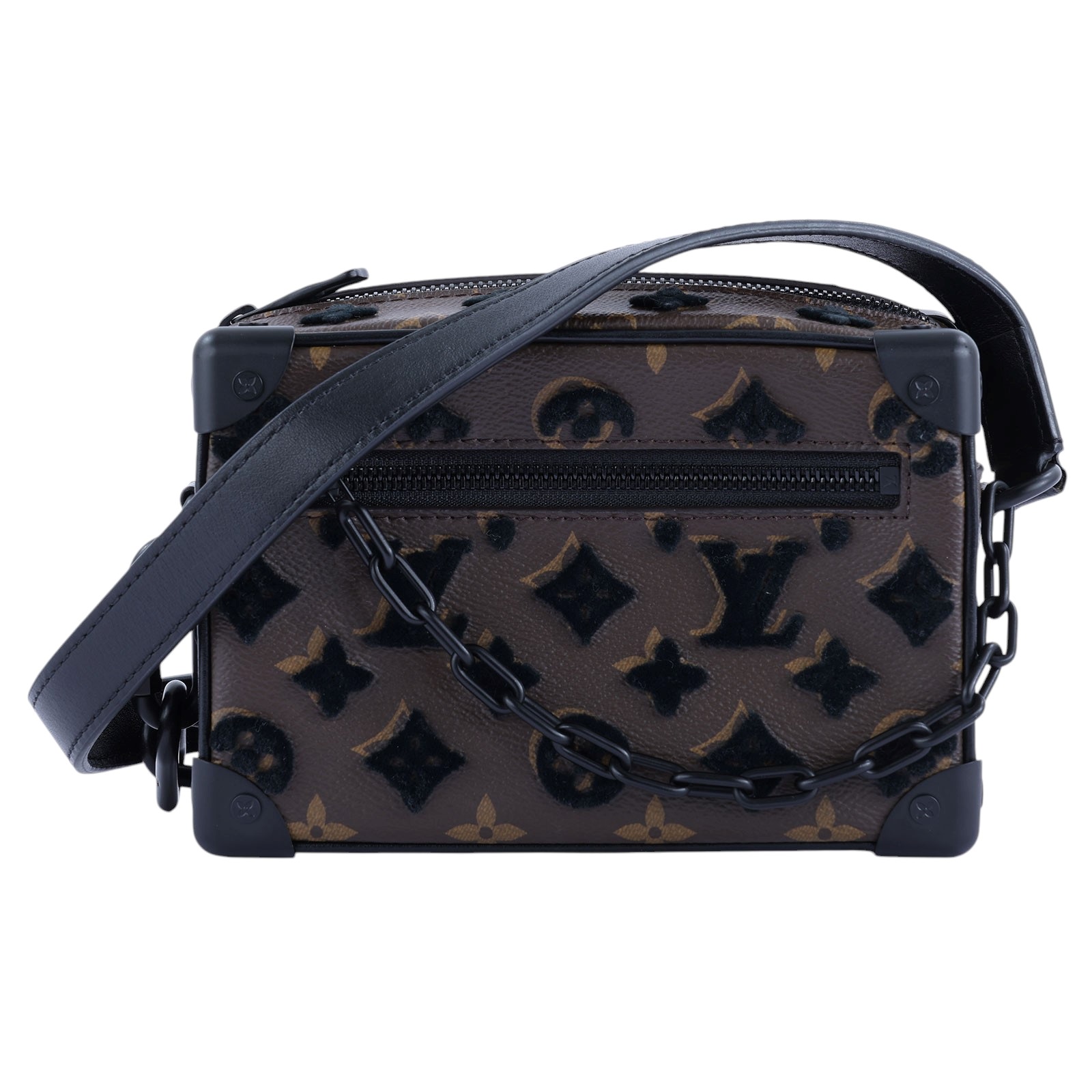 路易威登 LOUIS VUITTON Mini Soft Trunk 迷你 隨身包 M68970 晶片款 原花絨毛SOFT TRUNK肩背包 無附屬品