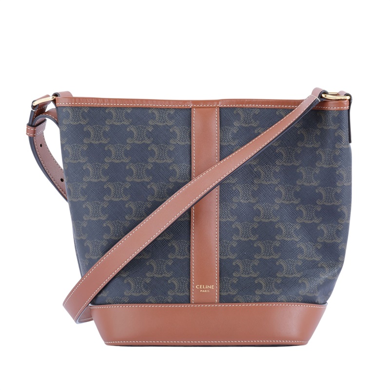 思琳 CELINE Triomphe帆布 小型 Bucket 肩背 水桶包 191442CAS  防塵袋
