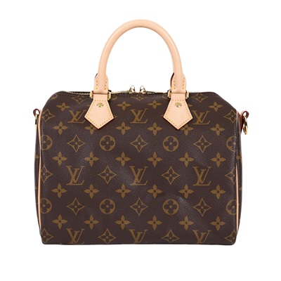 路易威登 LOUIS VUITTON Speedy Bandoulière 25  波士頓包 手提包 經典帆布 M46977 晶片款  原廠盒子/防塵袋/背帶/鎖組