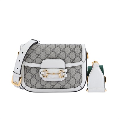 古馳 GUCCI Horsebit 1955 迷你 馬鞍包 658574 米白1955 MINI 原廠盒子/防塵袋/ 背帶2/購買證明
