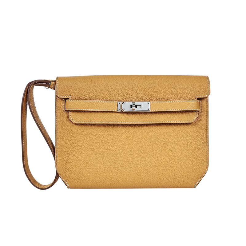 愛馬仕 Hermes kelly Depeches 25 手拿包 DP25 B刻 沙灘金銀扣KELLY DEPECHES 25 原廠盒子/防塵袋/背帶/購買證明