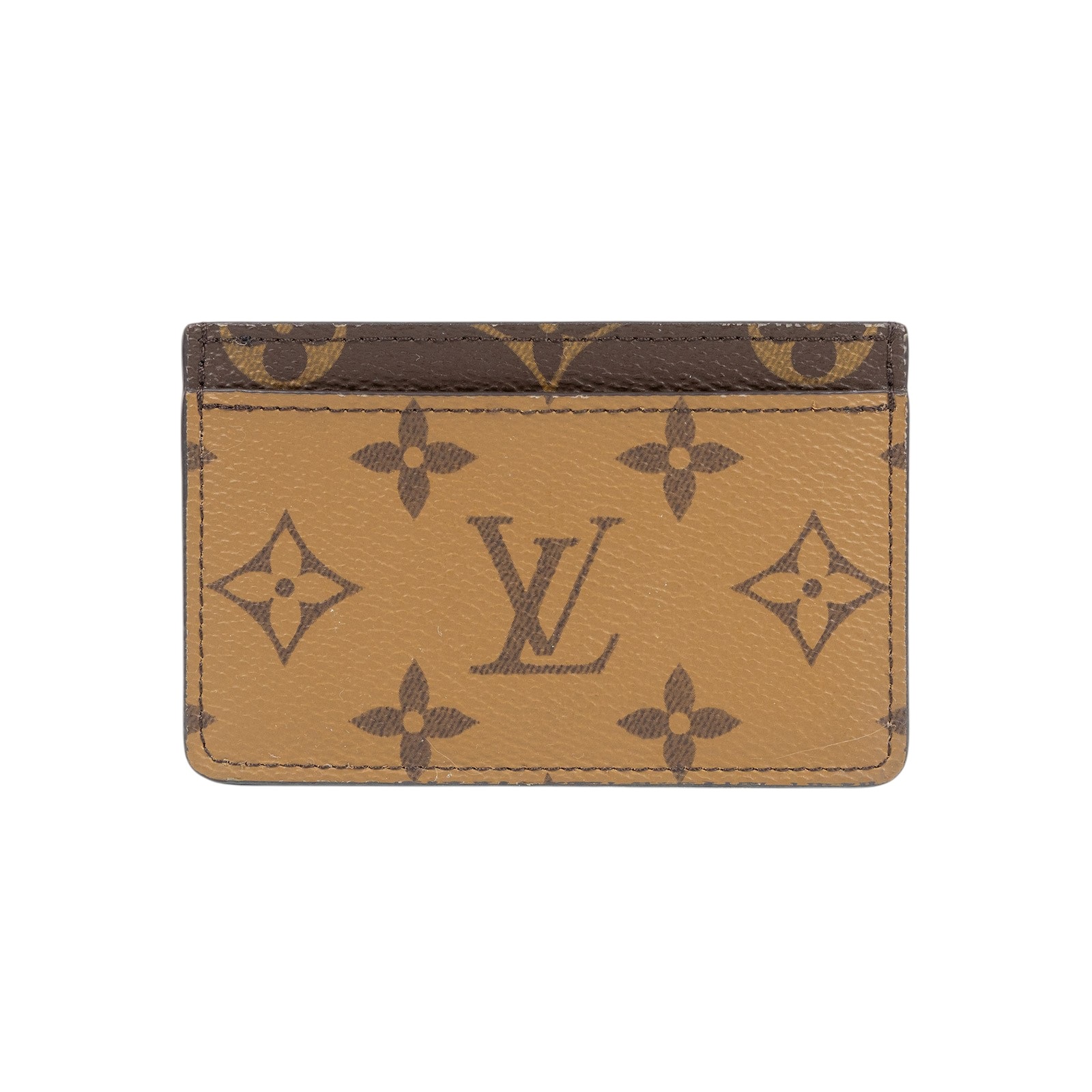 路易威登 LOUIS VUITTON 卡片套 卡夾 Monogram帆布 M69161 晶片款 原花雙色卡夾 原廠盒子/防塵袋