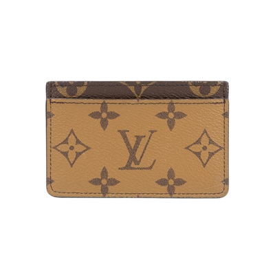 路易威登 LOUIS VUITTON 卡片套 卡夾 Monogram帆布 M69161 晶片款 原花雙色卡夾 原廠盒子/防塵袋