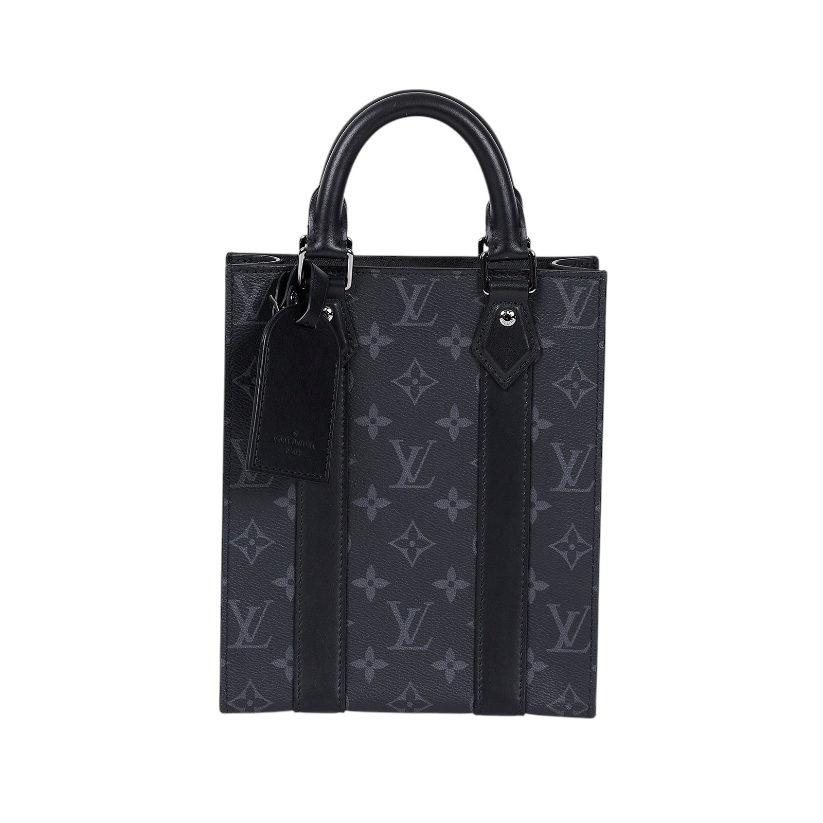 路易威登 LOUIS VUITTON Sac Plat Mini 老花帆布 手提 斜背包 M46453 晶片款  防塵袋/背帶/吊牌