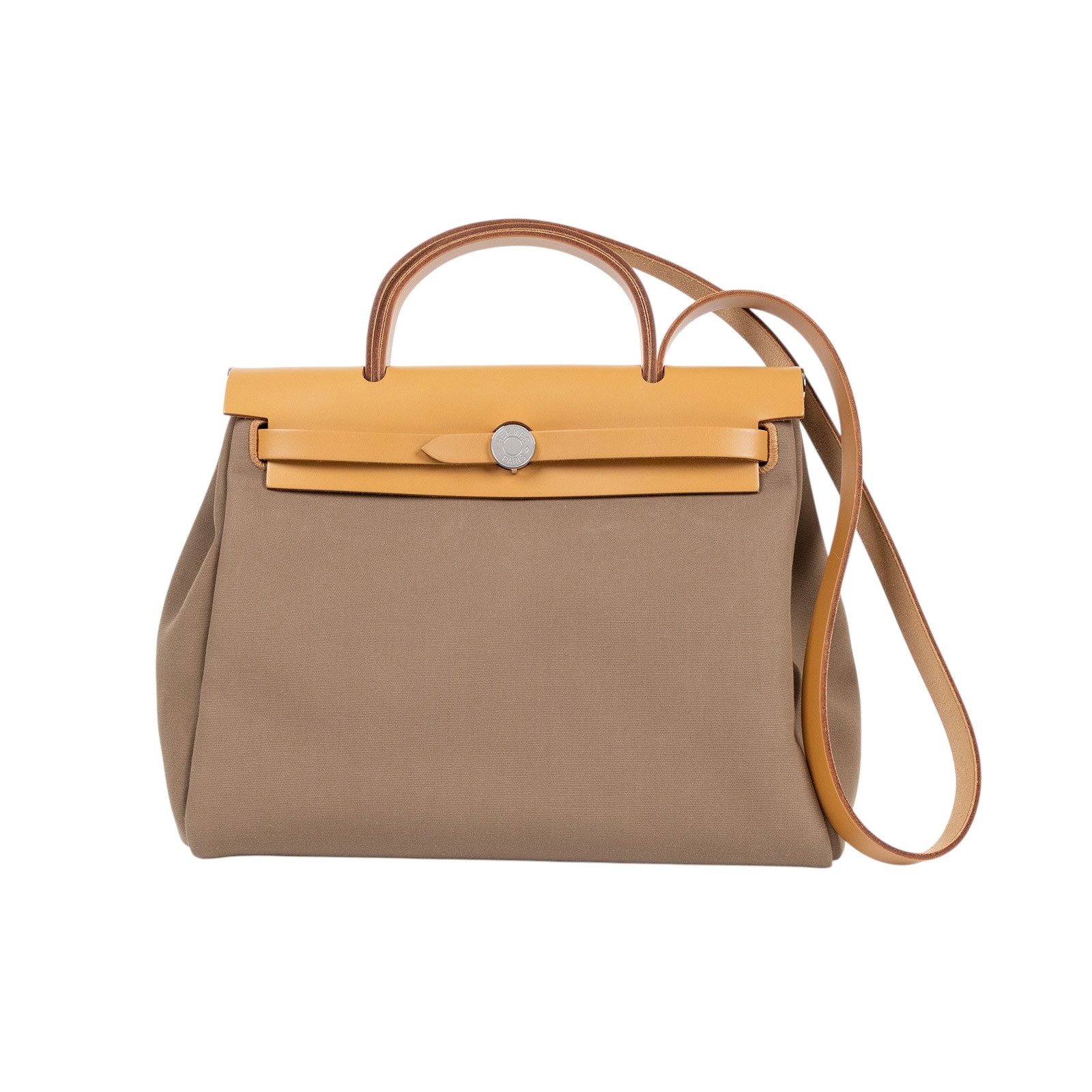 愛馬仕 Hermès Herbag Zip 31 HER31 U MN 006 KD U刻 咖HERBAG31 原廠盒子/防塵袋x2/內袋/鎖組