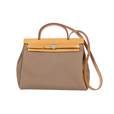 愛馬仕 Hermès Herbag Zip 31 HER31 U MN 006 KD U刻 咖HERBAG31 原廠盒子/防塵袋x2/內袋/鎖組