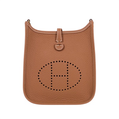 愛馬仕 Hermès Evelyne Bag Mini 伊芙琳包 Evelyne 16 EV16 K BS 003 ZB  原廠盒子/防塵袋x2/背帶/購買證明/發票收據