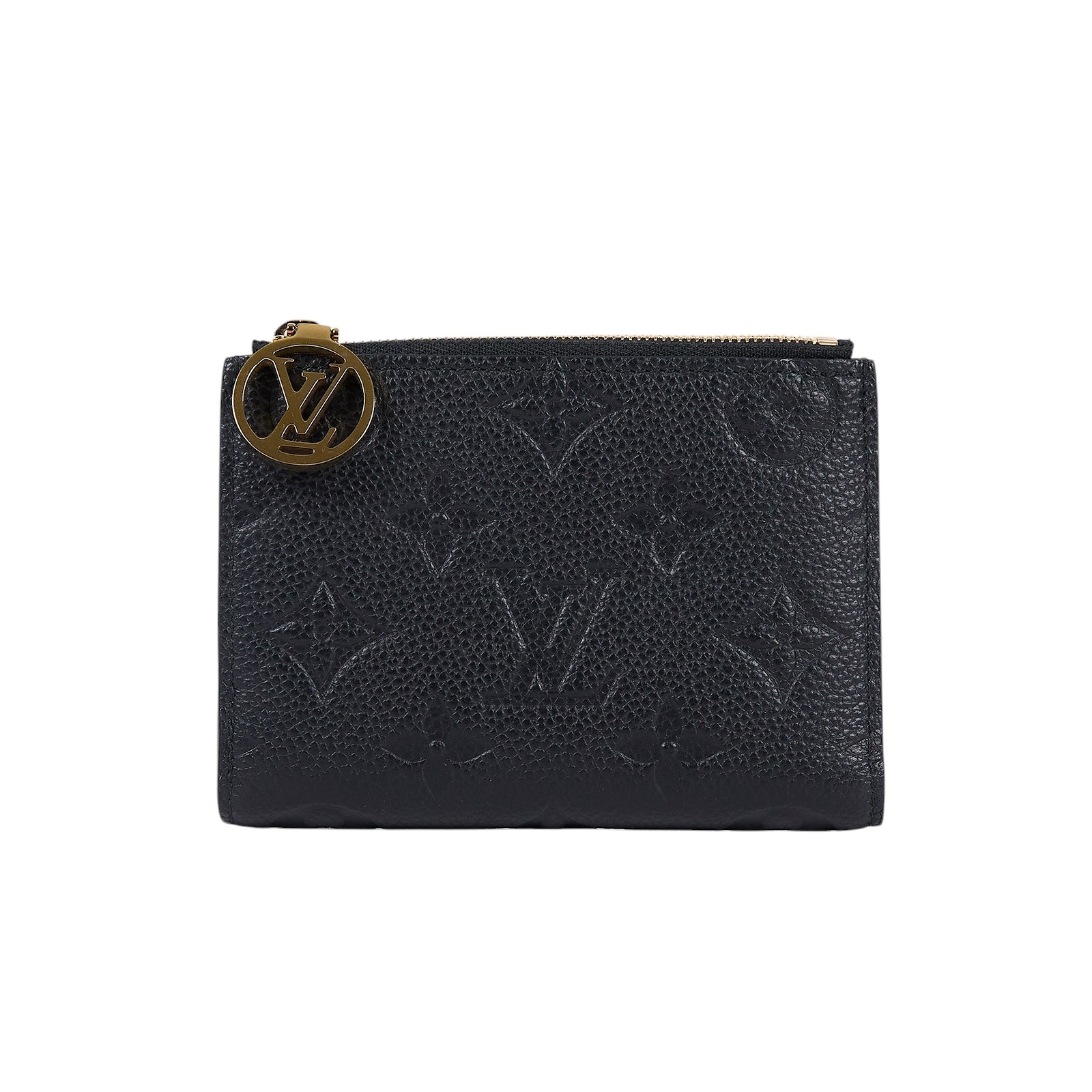 路易威登 LOUIS VUITTON Lisa 錢包 零錢夾 黑色 M83365 晶片款 黑金Lisa對折短夾 原廠盒子/防塵袋