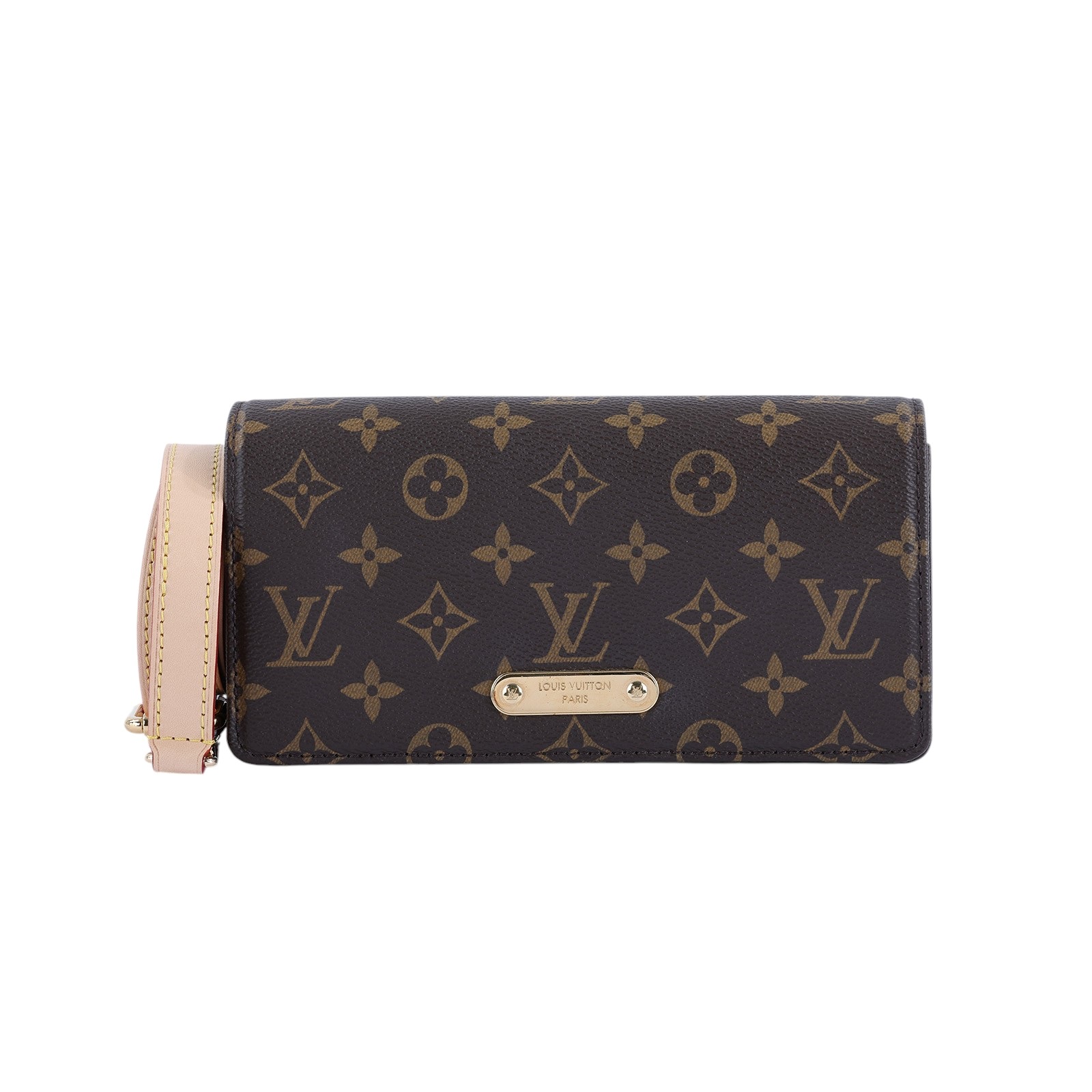 路易威登 LOUIS VUITTON Wallet On Chain Lily 三合一 斜挎包 經典原花 帆布 錢包 M82509 晶片款  原廠盒子/防塵袋/背帶X3