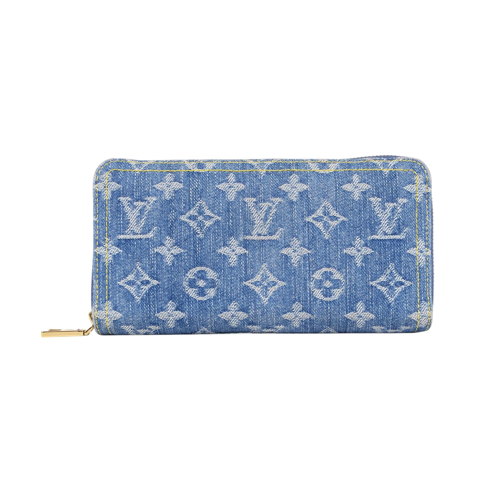 路易威登 LOUIS VUITTON 錢包 拉鍊 長夾　 M82958 晶片款 單寧原花長夾 無附屬品