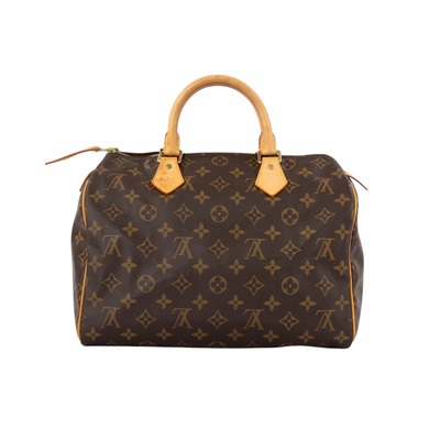 路易威登 LOUIS VUITTON Speedy 30 舊款 手提波士頓包 經典帆布 M41526 原花SPEEDY30 防塵袋/鎖組
