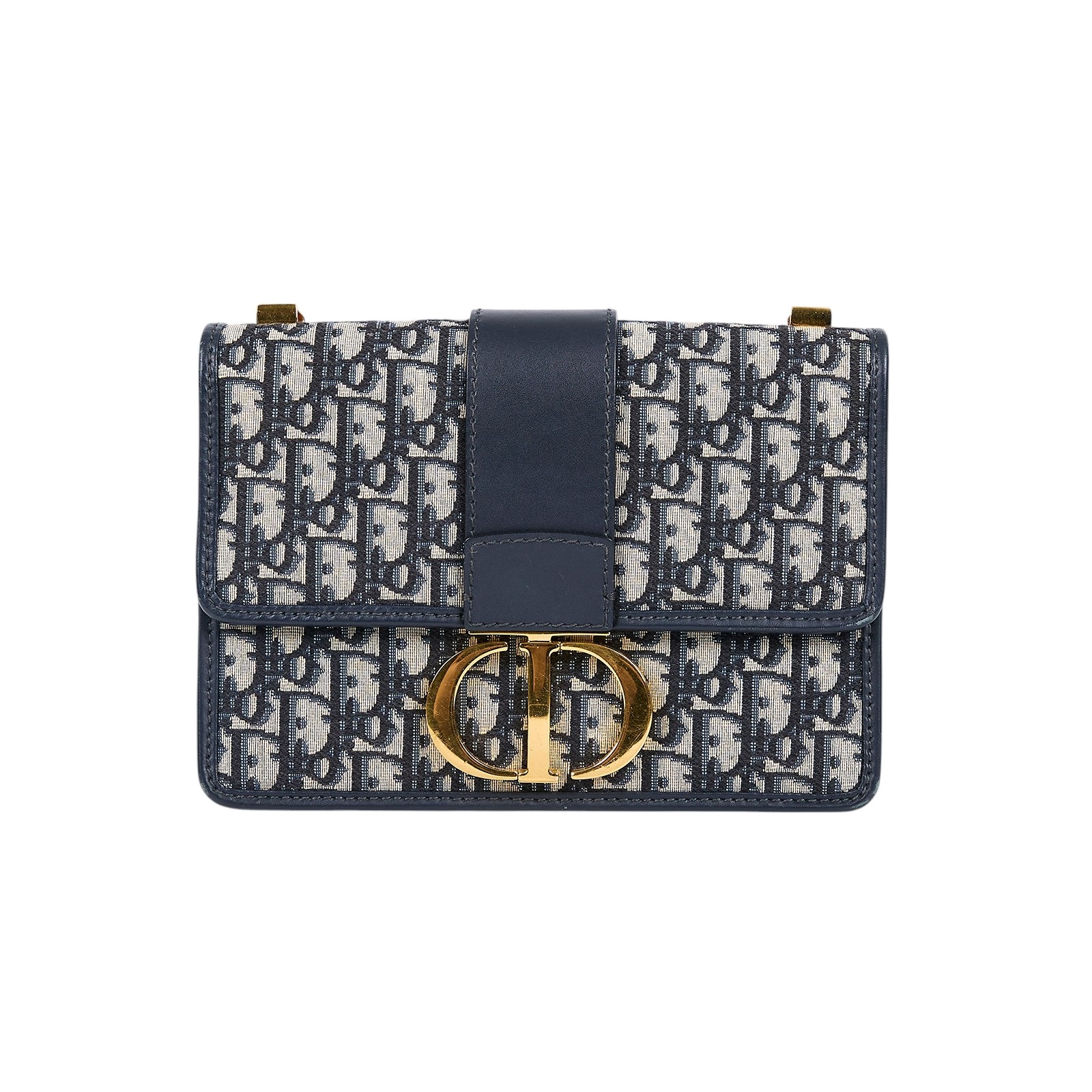 迪奧 CHRISTIAN DIOR 30 Montaigne 包 M9203UTZQ 藍緹花蒙田30 無附屬品