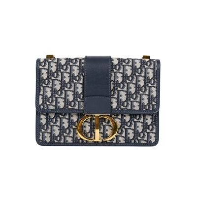 迪奧 CHRISTIAN DIOR 30 Montaigne 包 M9203UTZQ 藍緹花蒙田30 無附屬品