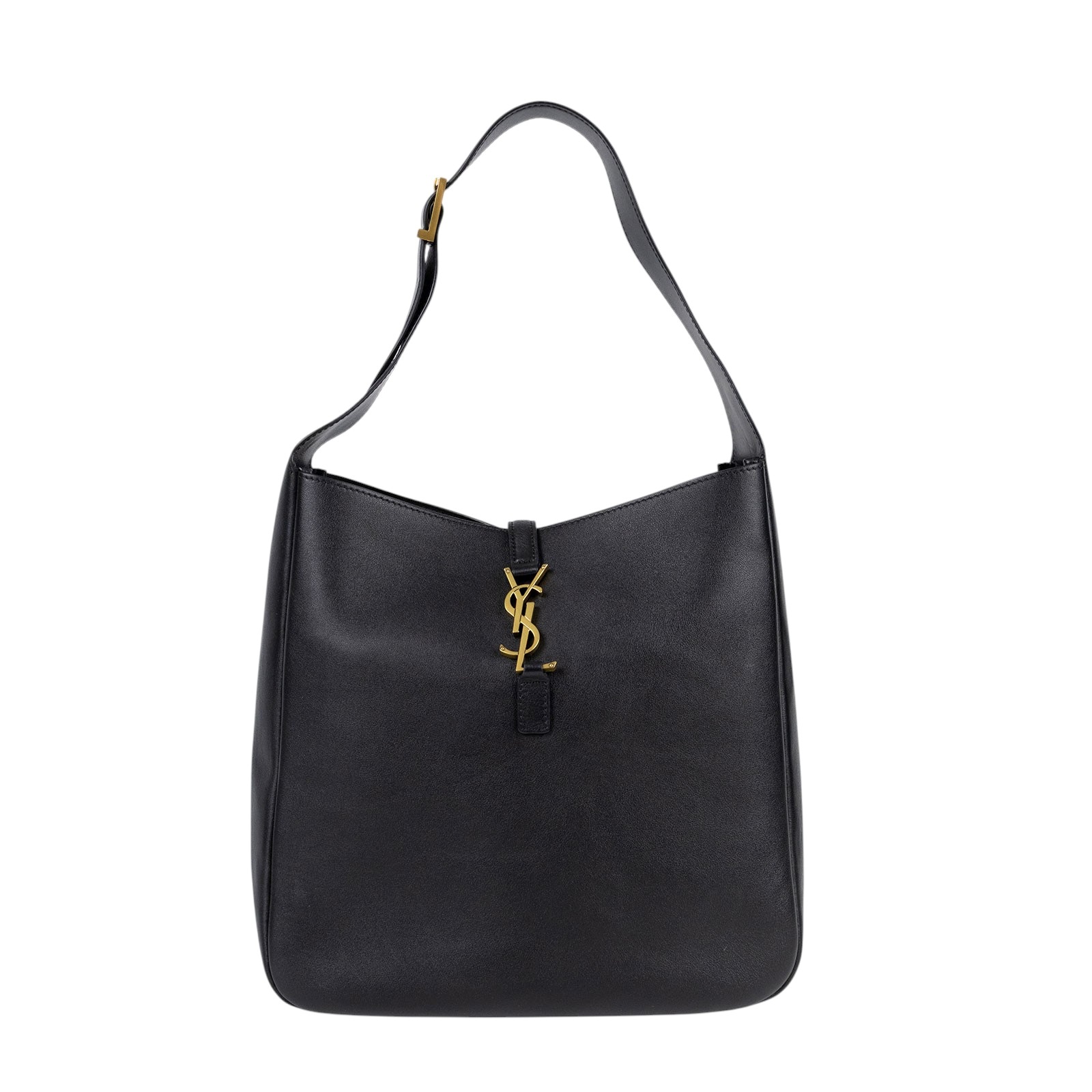 聖羅蘭 YSL SAINT LAURENT LE 5 À 7 滑面皮革 柔軟 大型 手袋 手提 肩背包 753837AAAUQ  防塵袋/購買證明