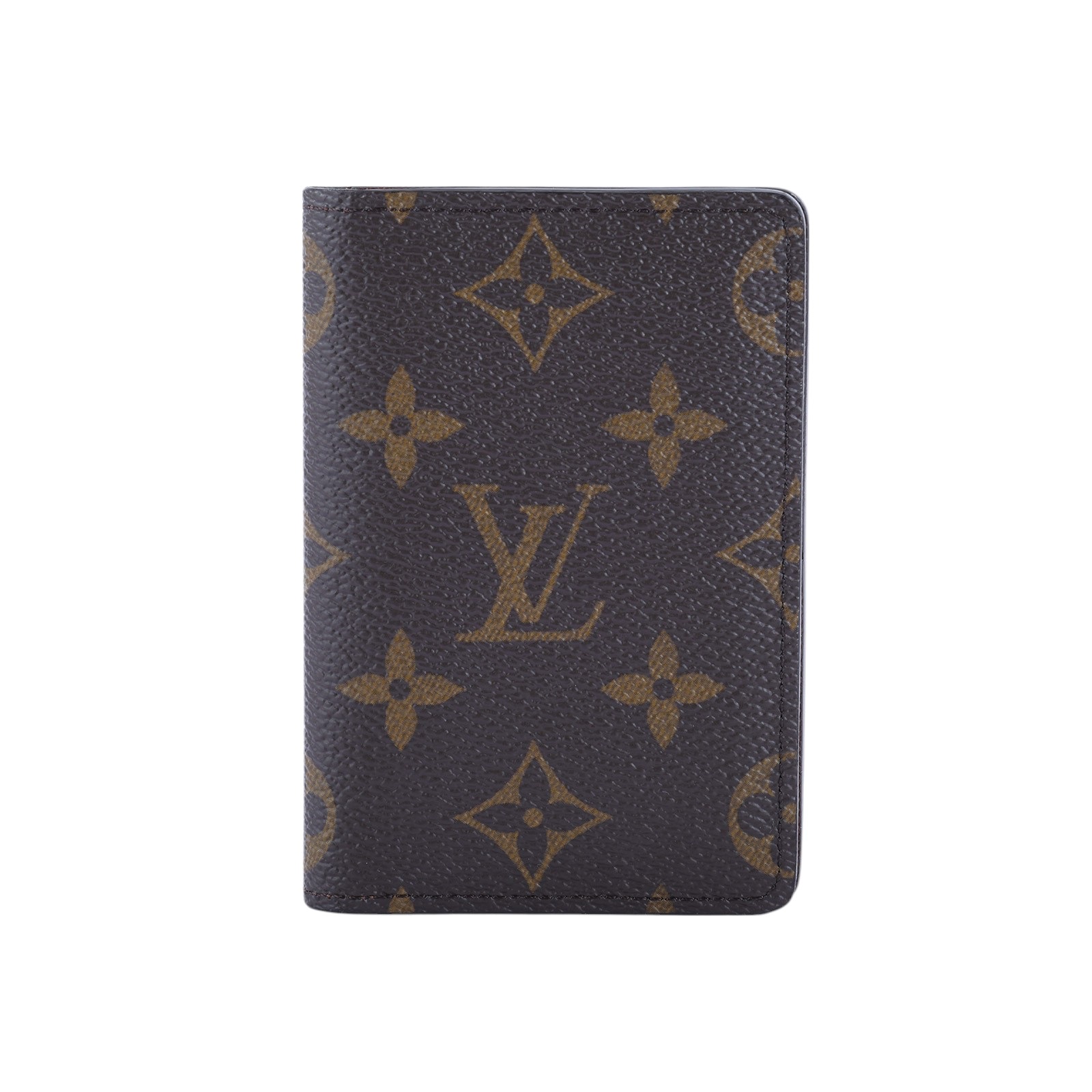 路易威登 LOUIS VUITTON 袋裝萬用錢包 經典帆布 M60502 晶片款 原花對開卡夾 原廠盒子/防塵袋