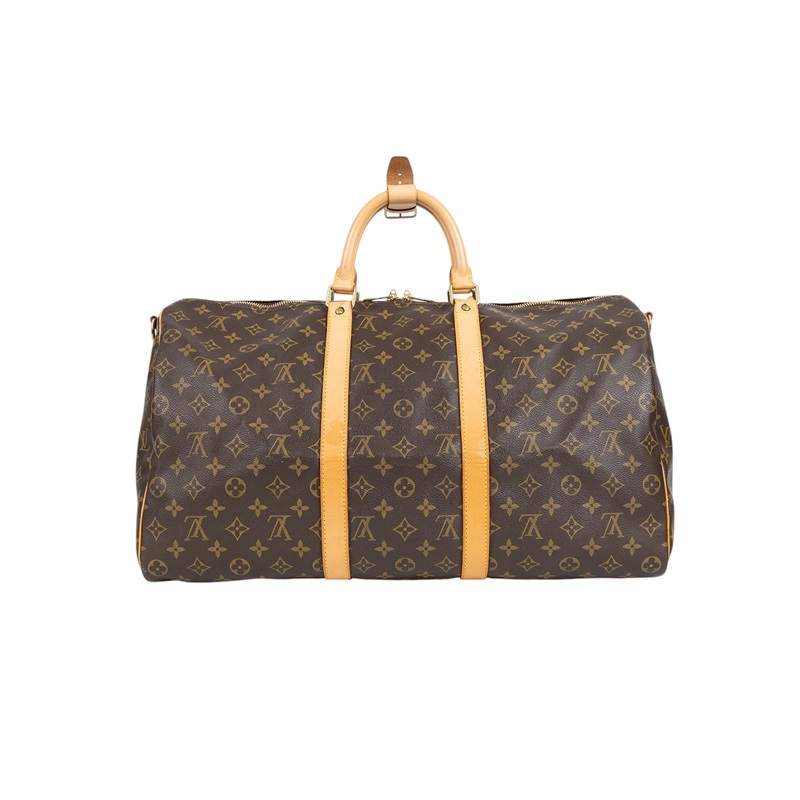 路易威登 LOUIS VUITTON Keepall Bandoulière 50 Monogram經典帆布 波士頓包  旅行袋 M41416  防塵袋/背帶/吊牌