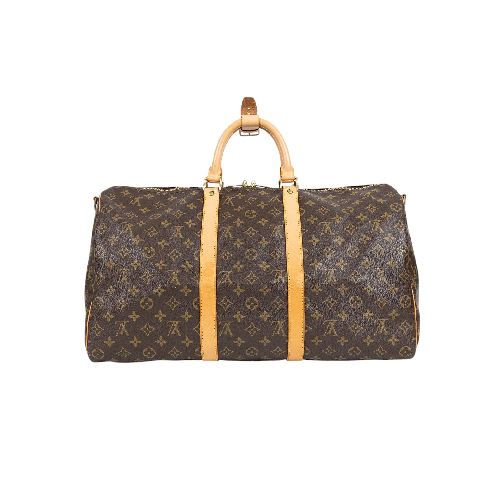 路易威登 LOUIS VUITTON Keepall Bandoulière 50 Monogram經典帆布 波士頓包  旅行袋 M41416  防塵袋/背帶/吊牌