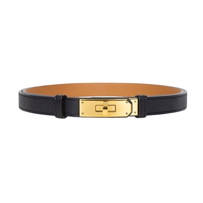 愛馬仕 Hermès Kelly 18 腰帶 KL18B Y FM 300 PM Y刻黑KELLY皮帶 原廠盒子