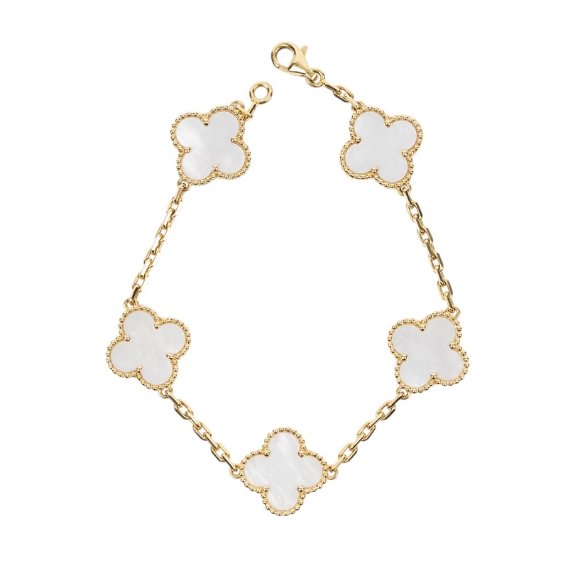 梵克雅寶 Van Cleef & Arpels Vintage Alhambra 手鍊 VCARA41800  原廠盒子/保證卡/購買證明