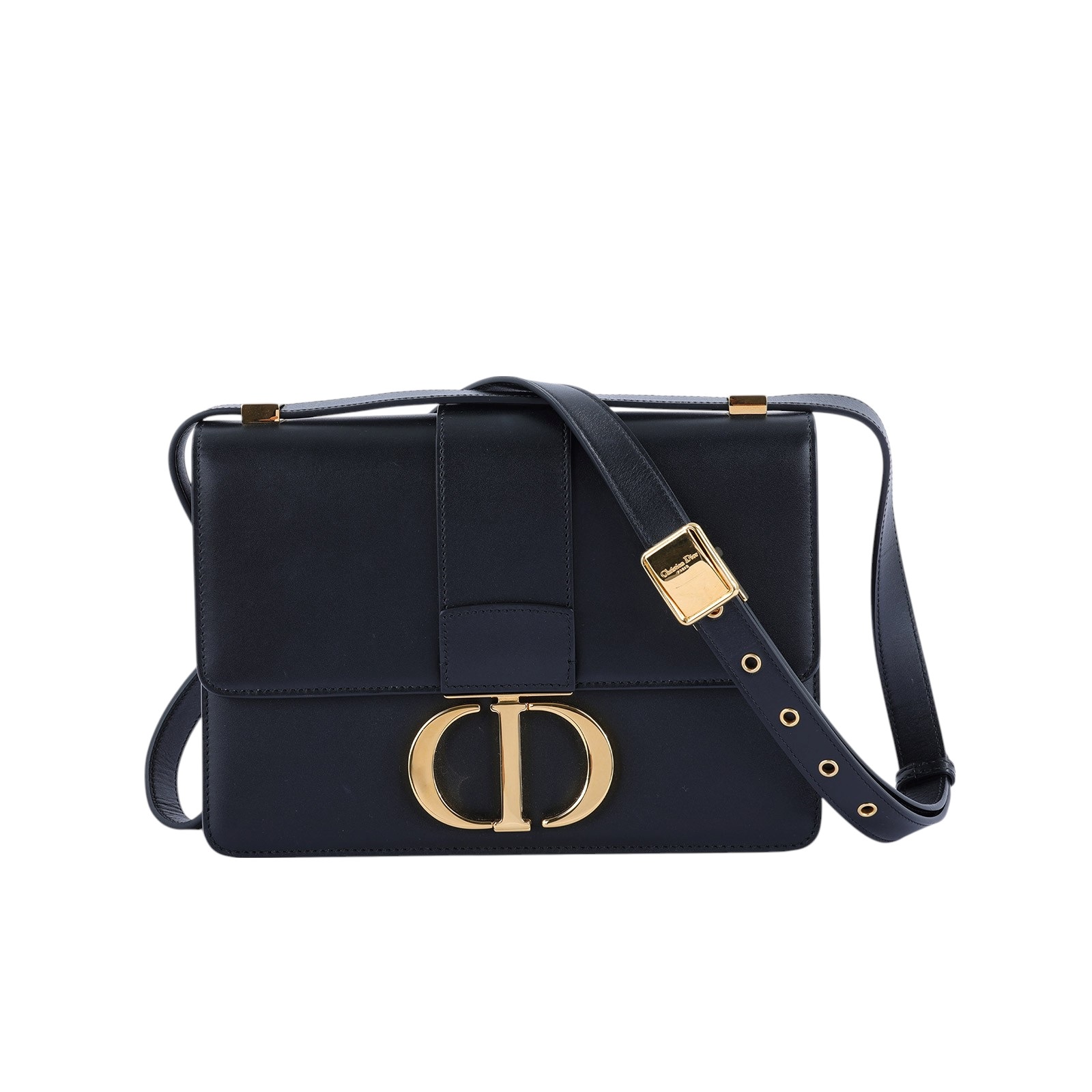迪奧 CHRISTIAN DIOR 30 Montaigne 包 M9203UMOS 黑金蒙田30 防塵袋/保證卡