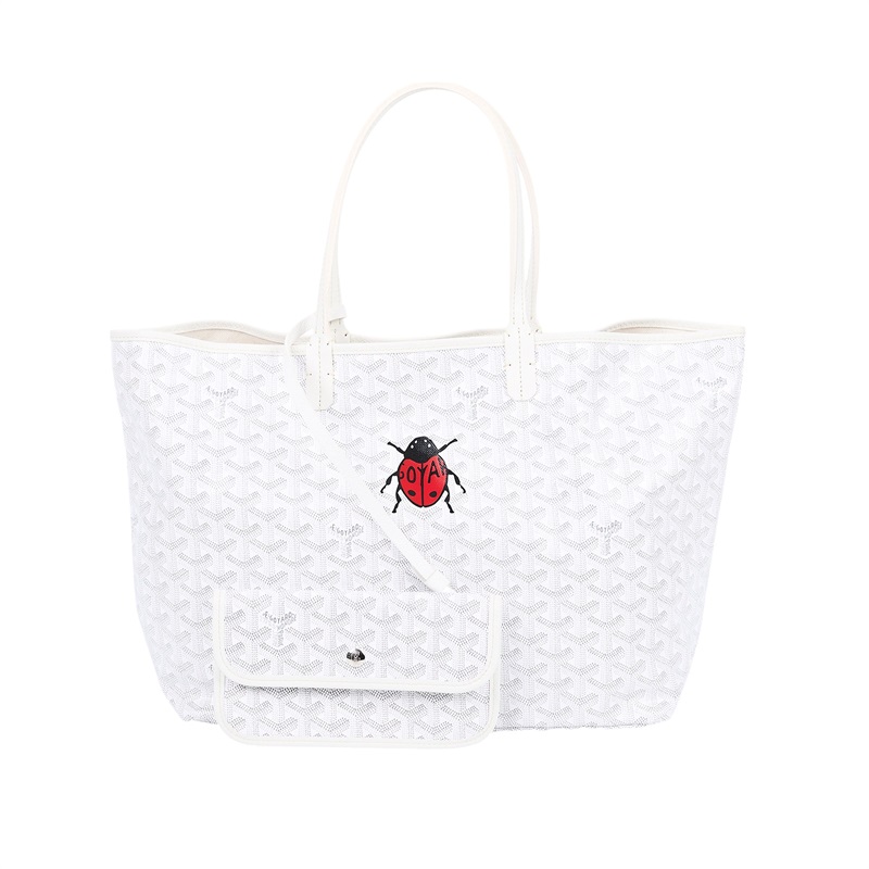 高雅德 GOYARD Saint Louis PM Bag 托特包 STLOUIPMLTY 白瓢蟲Saint Louis PM 防塵袋/內袋
