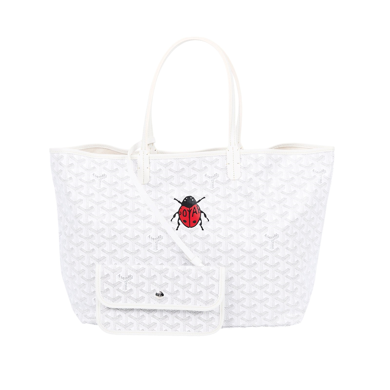 高雅德 GOYARD Saint Louis PM Bag 托特包 STLOUIPMLTY 白瓢蟲Saint Louis PM 防塵袋/內袋