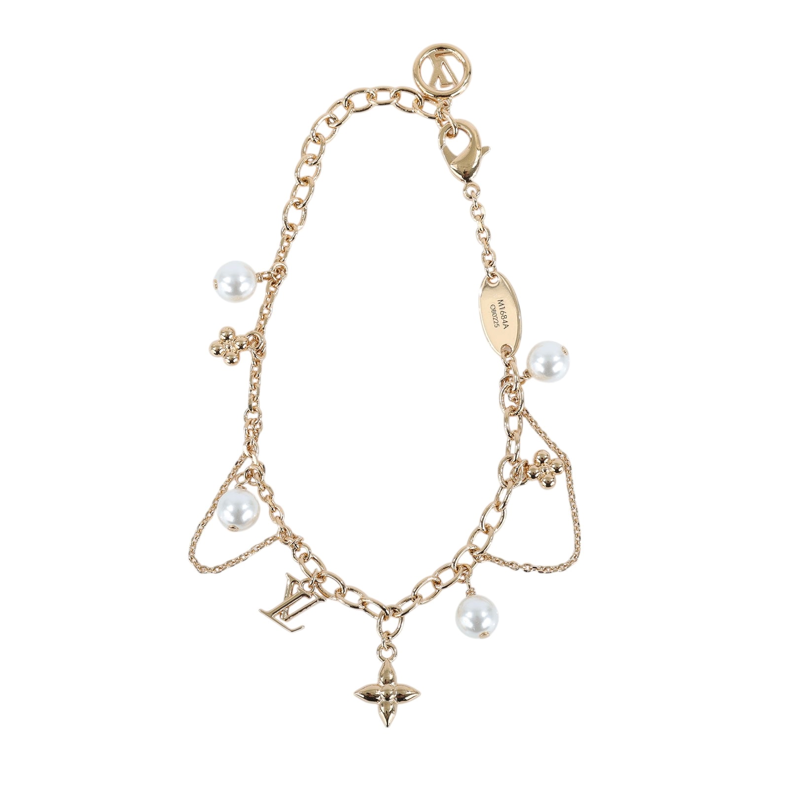 路易威登 LOUIS VUITTON Blooming Pearls 手鏈 M1684A 金Blooming Pearls 手鏈 原廠盒子/防塵袋