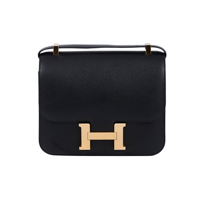 愛馬仕 Hermès Constance Bag 康康包 24 CN24 Y HT B15 AU Y刻 黑金CONSTANCE24 無附屬品