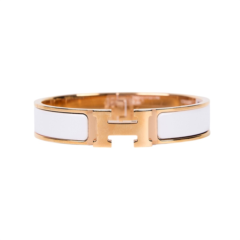 愛馬仕 Hermès Clic H PM 手環 白色 H700001FO31PM 700001FO31PM/ST1213  原廠盒子/防塵袋