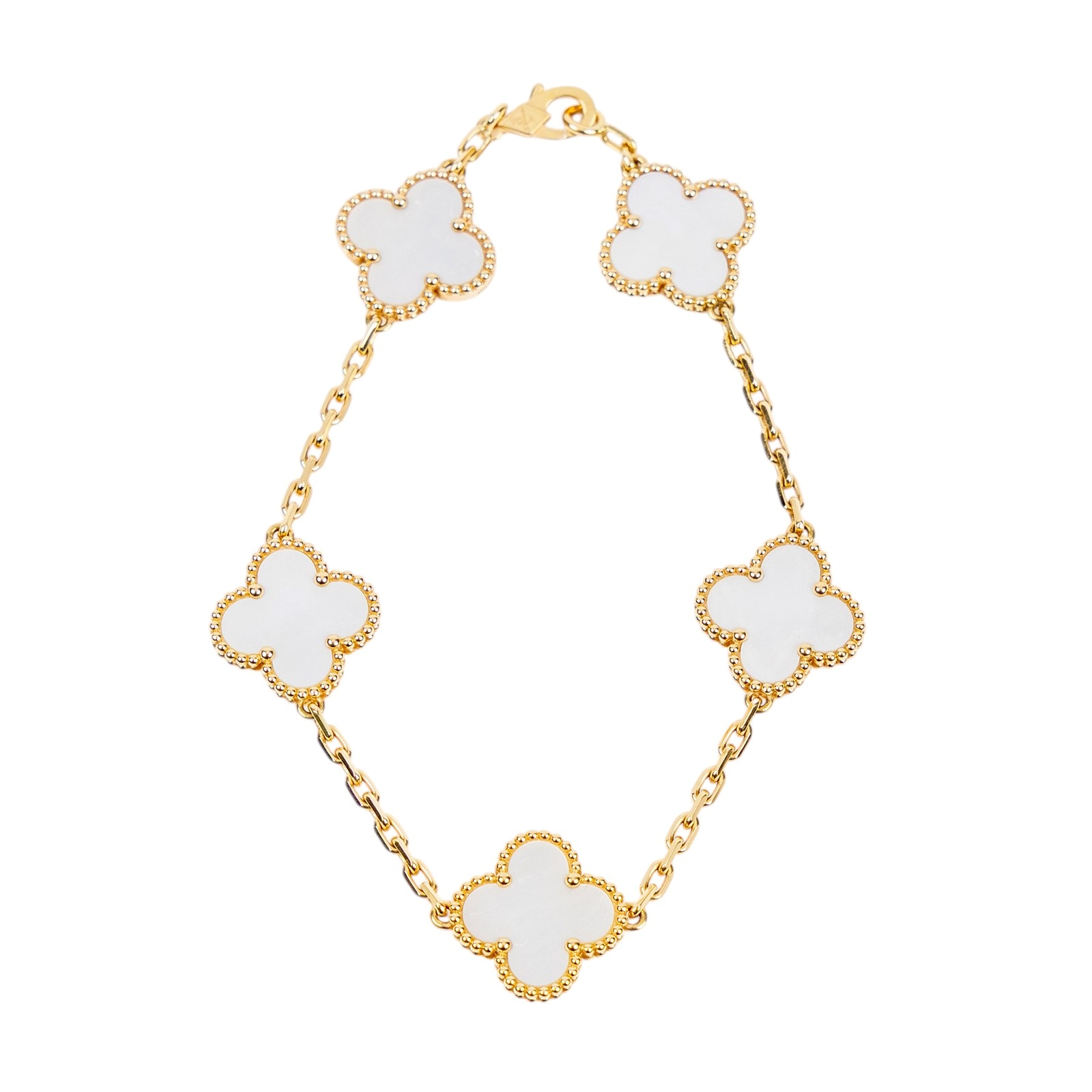 梵克雅寶 Van Cleef & Arpels Vintage Alhambra 手鍊 VCARA41800  原廠盒子/防塵袋/保證卡
