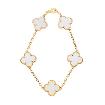 梵克雅寶 Van Cleef & Arpels Vintage Alhambra 手鍊 VCARA41800  原廠盒子/防塵袋/保證卡