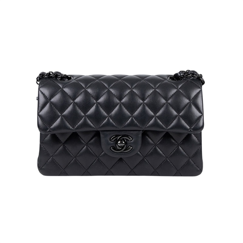 香奈兒 CHANEL CF 經典 小型 口蓋包 A01113 晶片款 黑羊SO BLACK COCO23 原廠盒子/防塵袋/購買證明