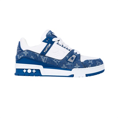 路易威登 LOUIS VUITTON LV Trainer 運動鞋  牛仔TRAINER 原廠盒子/防塵袋