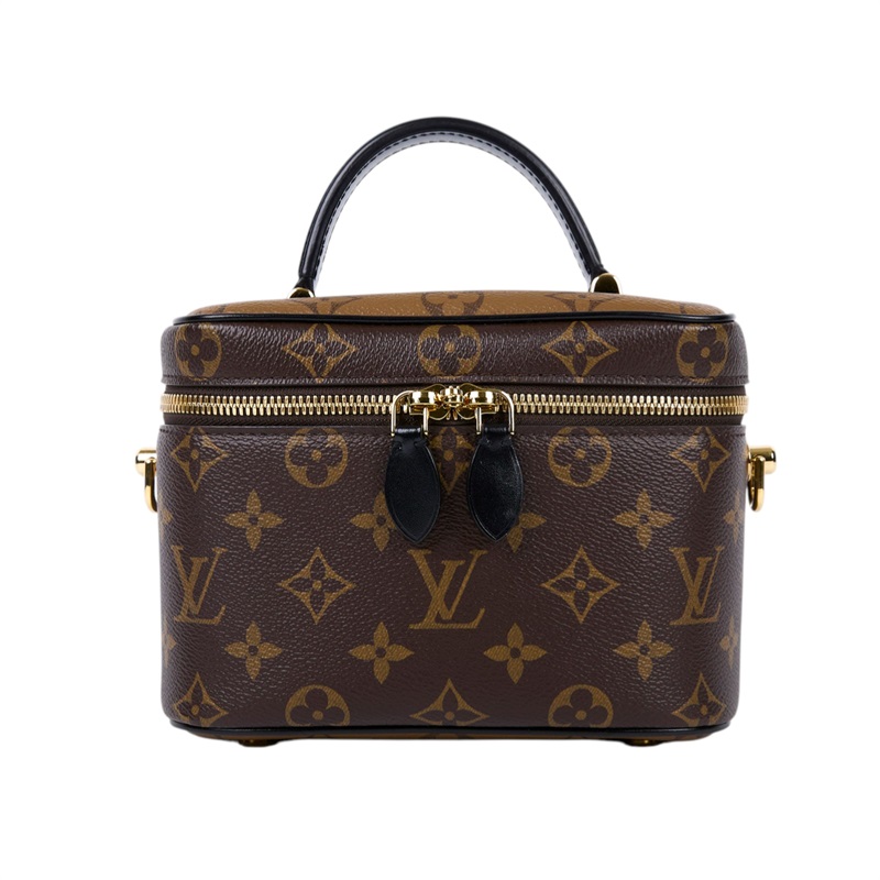 路易威登 LOUIS VUITTON Vanity PM 手提 斜背 化妝箱 M45165 晶片款 原花VANITY PM 防塵袋/背帶/鎖組/吊牌
