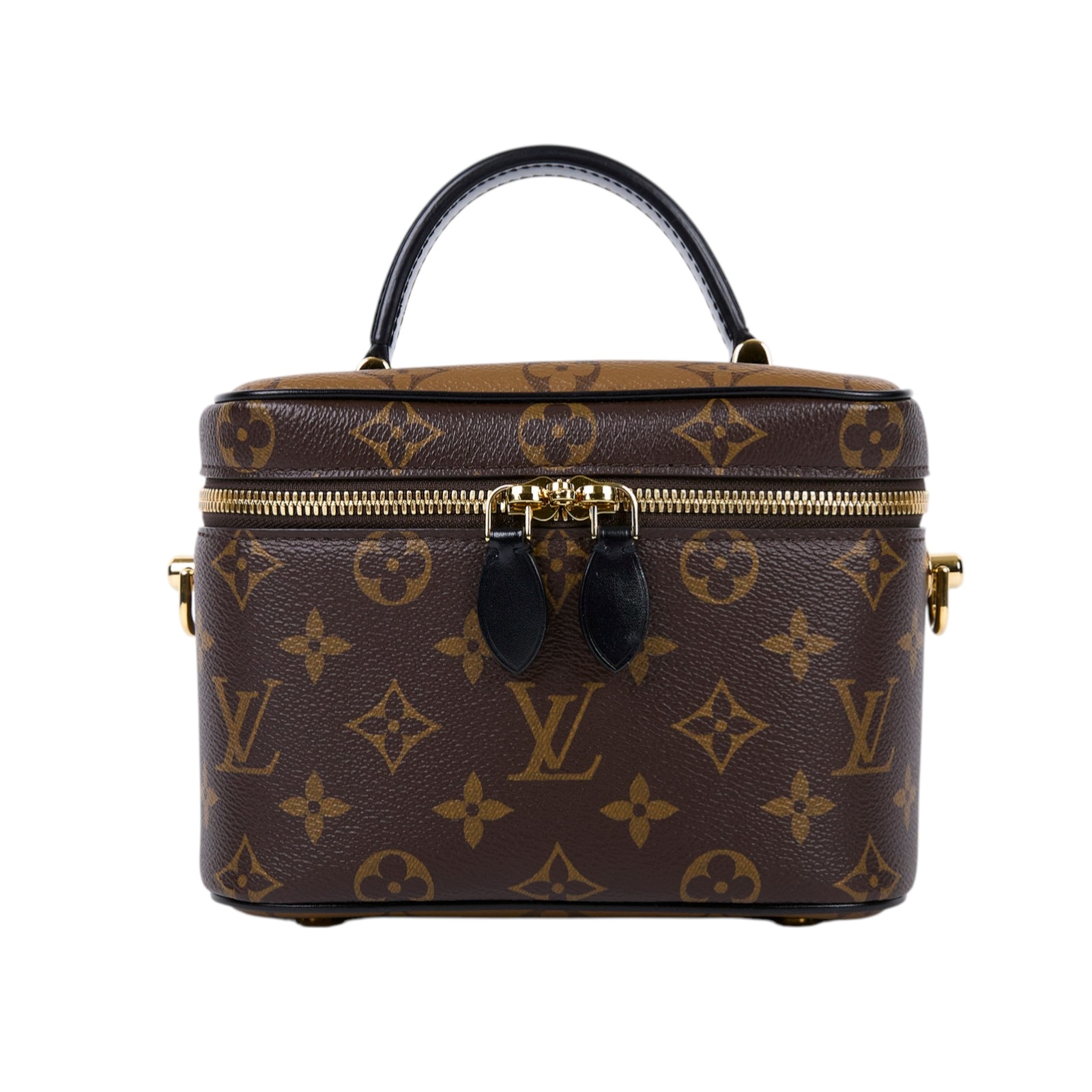路易威登 LOUIS VUITTON Vanity PM 手提 斜背 化妝箱 M45165 晶片款 原花VANITY PM 防塵袋/背帶/鎖組/吊牌