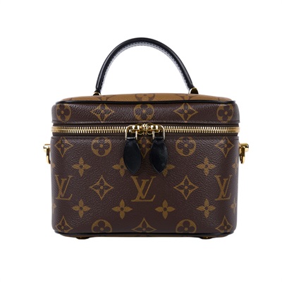 路易威登 LOUIS VUITTON Vanity PM 手提 斜背 化妝箱 M45165 晶片款 原花VANITY PM 防塵袋/背帶/鎖組/吊牌