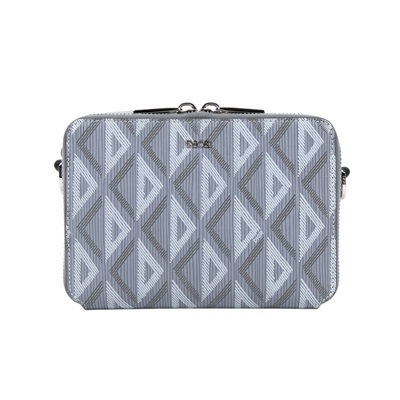 迪奧 CHRISTIAN DIOR CD Diamond Pouch Bag 斜背包 2ESBC119DCO 灰CC DIOAMON 相機包 防塵袋/背帶