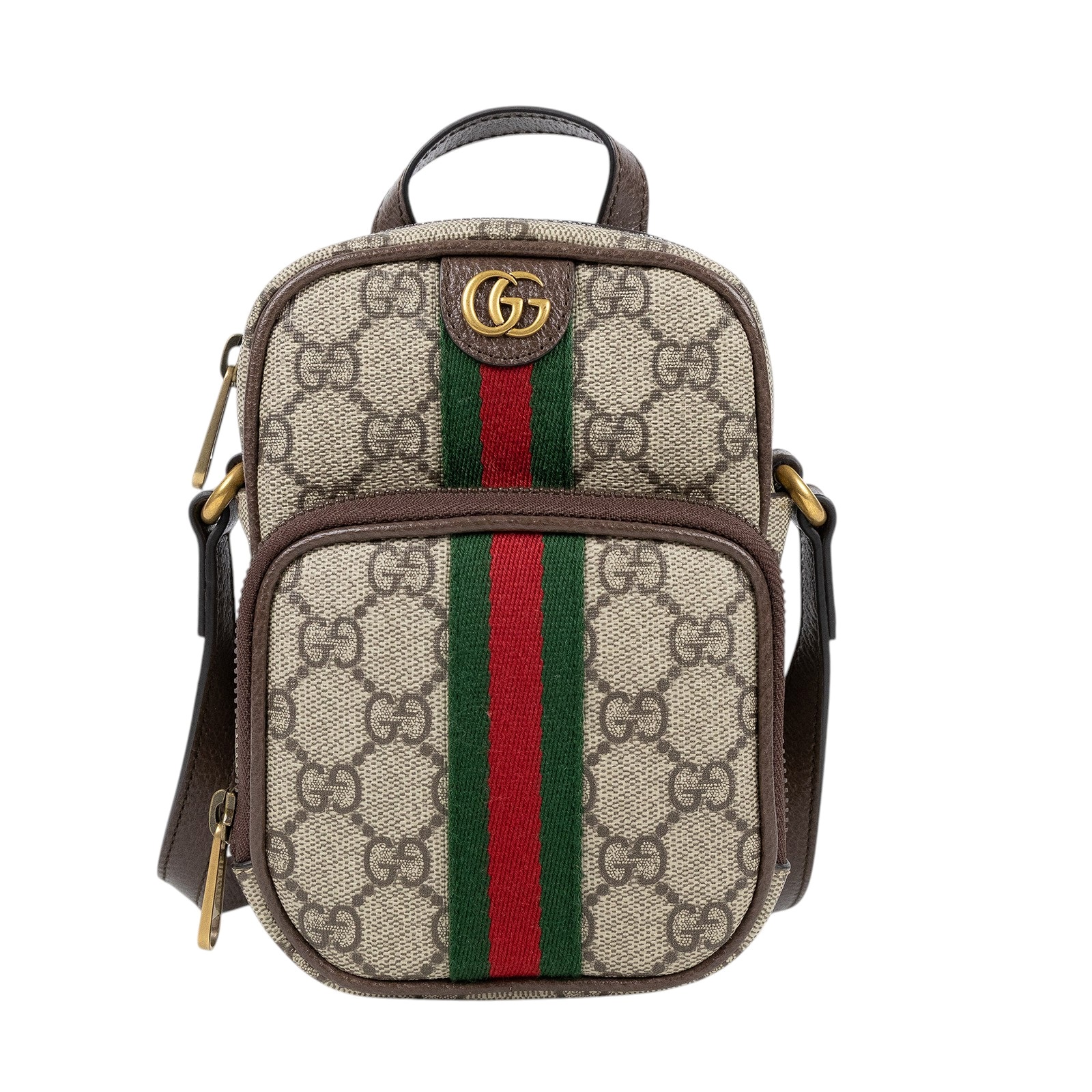 古馳 GUCCI Ophidia 肩背 手機包 671682 96IUT 原花Ophidia 肩背包 mini 原廠盒子/防塵袋/購買證明