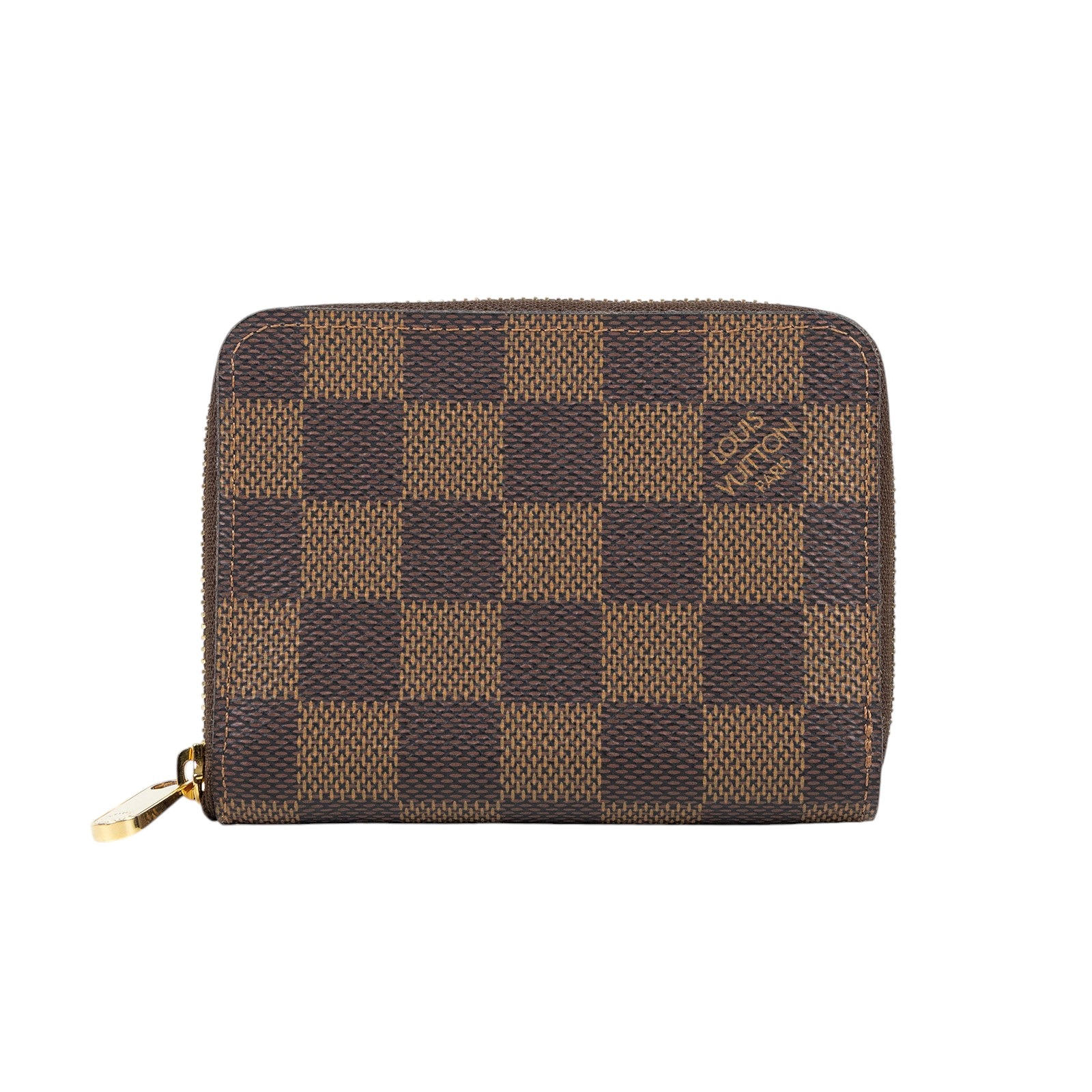 路易威登 LOUIS VUITTON 拉鏈零錢包 棋盤格 N63070 晶片款 棋盤格拉鍊短夾 原廠盒子/防塵袋/購買證明