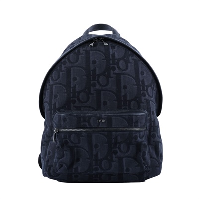 迪奧 CHRISTIAN DIOR Rider 後背包  黑帆布Rider後背包 無附屬品