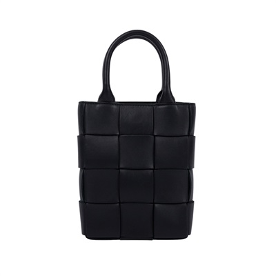 寶緹嘉 BOTTEGA VENETA Cassette 迷你 托特包 709341VMAY1 晶片款 黑寬編織INTRECCIO MINI TOTE 防塵袋