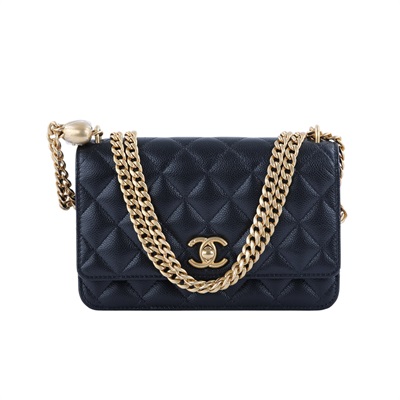 香奈兒 CHANEL CC logo 菱格紋 WOC 肩背 斜背 經典口蓋包 AP3201 晶片款 黑荔枝愛心調節WOC 無附屬品