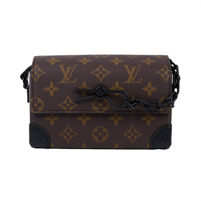 路易威登 LOUIS VUITTON Steamer 肩背 可穿戴式錢包 M83613 晶片款 原花STEAMER肩背包 無附屬品