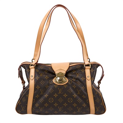 路易威登 LOUIS VUITTON Stresa PM 經典帆布手提 單肩包 行李袋 M51186 原花STRESA手提肩背包PM 防塵袋