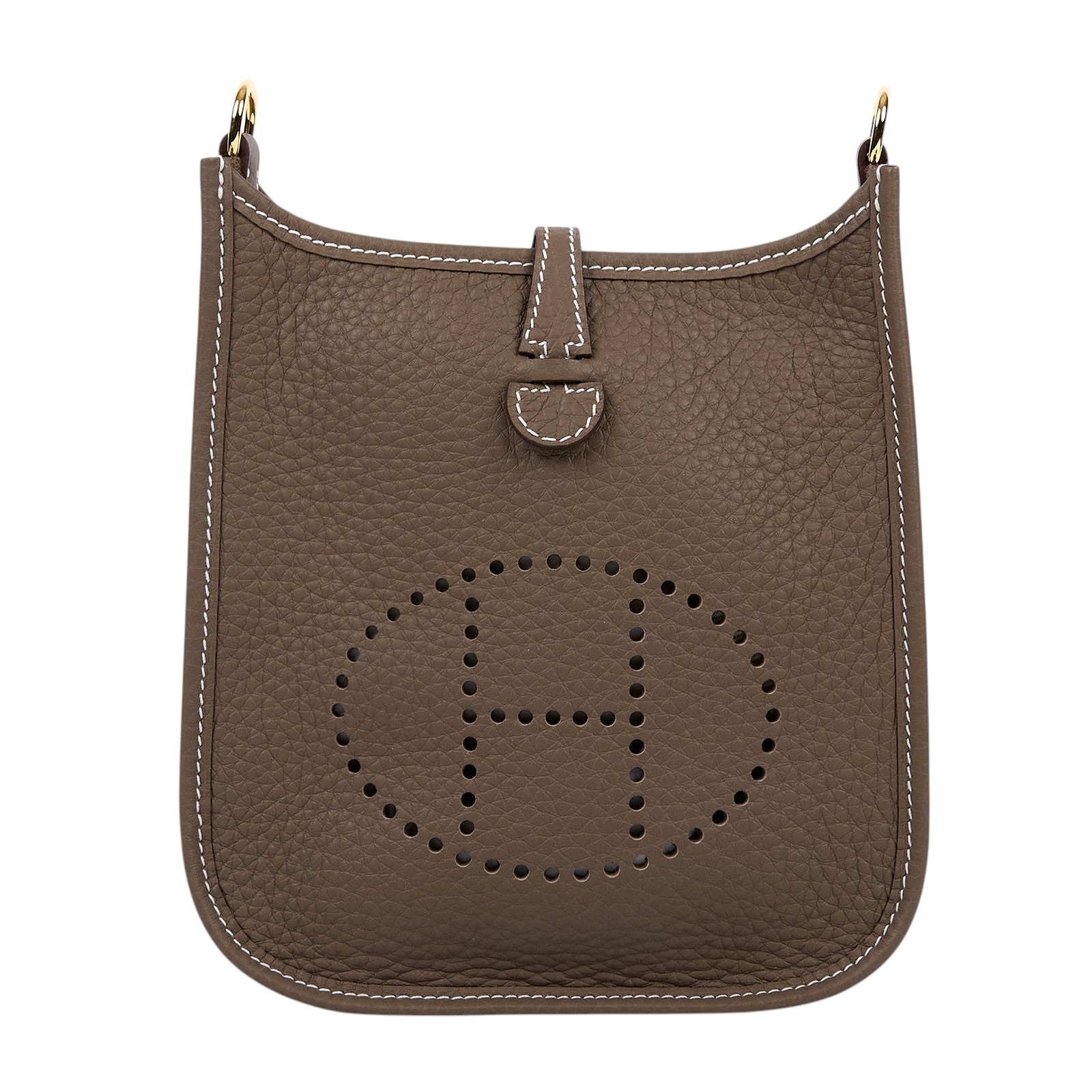 愛馬仕 Hermès Evelyne Bag Mini 伊芙琳包 Evelyne 16 EV16 K CH 007 BP  原廠盒子/防塵袋2/背帶