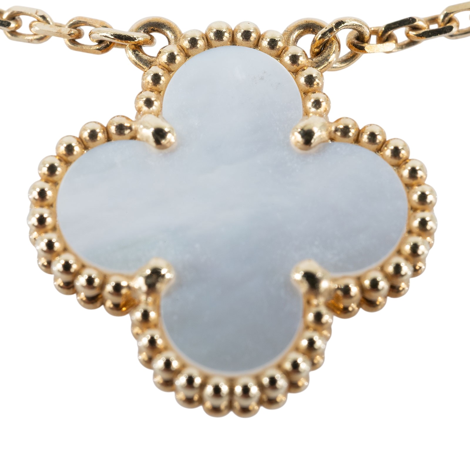梵克雅寶 Van Cleef & Arpels Vintage Alhambra 吊墜 小型 vcara45900  原廠盒子.防塵袋/保證卡/購買證明